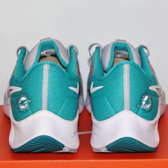 Nike Air Zoom Pegasus 38 Miami Dolphins Football Running Mens 7.5 - Picture 5 of 6